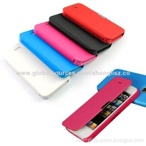 High-quality PU Leather, Magnetic Clasp Flip, Hard Case Cover Pouch Wallet for iPhone 5/5S